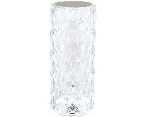 Dekorativní stolní lampa z křišťálového skla