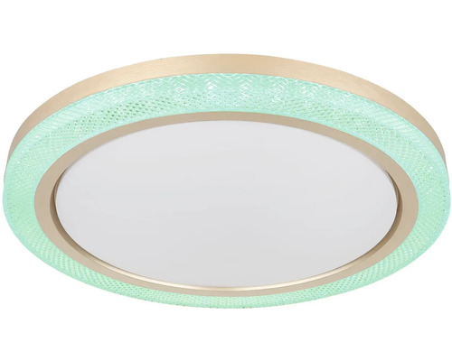 Kulaté stropní svítidlo s bílým difuzorem a vzorovaným okrajem