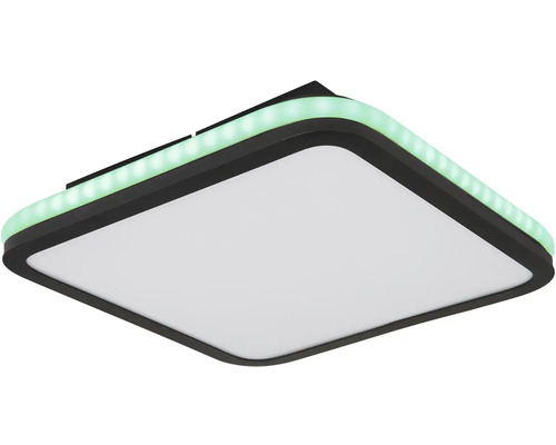 Čtvercové LED stropní svítidlo s obvodovým světelným pásem
