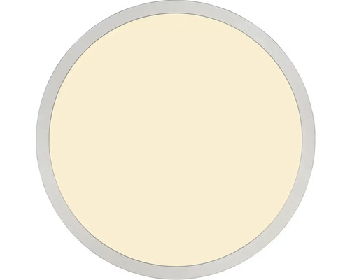 Kulaté stropní svítidlo se stříbrným okrajem