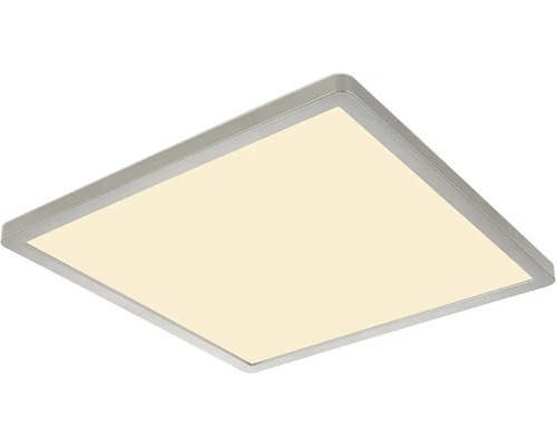 Čtvercové LED stropní svítidlo se stříbrným rámem