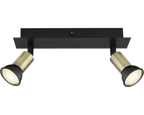 Stropní svítidlo se dvěma reflektory