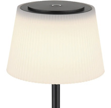 Stolní lampa s plisovaným stínidlem