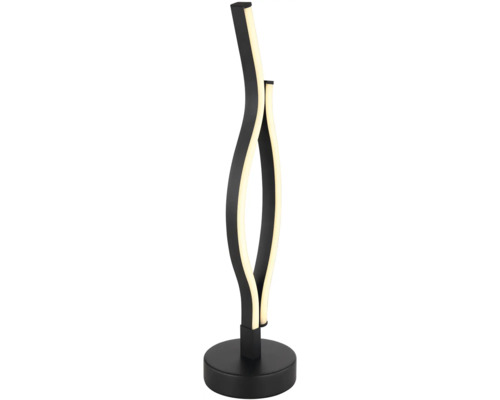 Moderní stolní lampa se zakřiveným designem