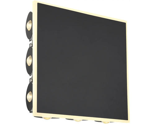 Čtvercové nástěnné svítidlo s integrovanými světelnými zdroji