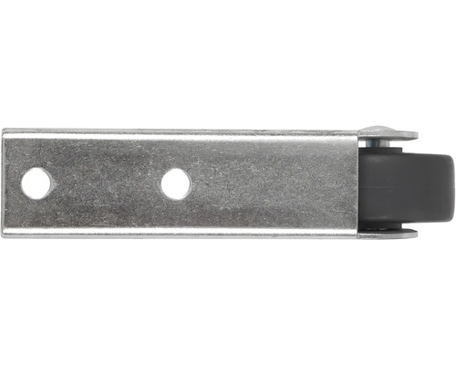 Dveřní zarážka s válečkovým vedením a montážními otvory