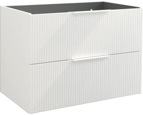Koupelnová skříňka pod umyvadlo Jungborn QUATTRO bílá 80 x 55 x 46 cm 55695 Skříňka pod umyvadlo se dvěma zásuvkami