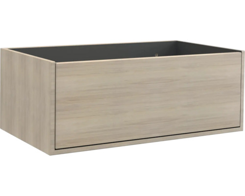 Koupelnová skříňka pod umyvadlo Jungborn NOVE dub tabák 80 x 30 x 46 cm 55768 Skříňka pod umyvadlo ze dřeva