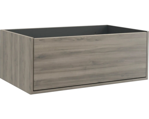 Koupelnová skříňka pod umyvadlo Jungborn NOVE ořech 80 x 30 x 46 cm 55769 Skříňka pod umyvadlo s dřevěným dekorem do koupelny