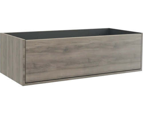 Koupelnová skříňka pod umyvadlo Jungborn NOVE ořech 100 x 30 x 46 cm 55773 Skříňka pod umyvadlo s dřevěným vzhledem do koupelny