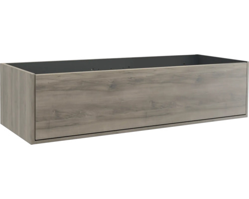 Koupelnová skříňka pod umyvadlo Jungborn NOVE ořech 120 x 30 x 46 cm 55777 Skříňka pod umyvadlo s dřevěným dekorem