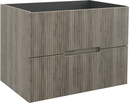 Koupelnová skříňka pod umyvadlo Jungborn SEDICI ořech 80 x 57 x 50 cm 55737 Skříňka pod umyvadlo se dvěma zásuvkami v dřevěném dekoru