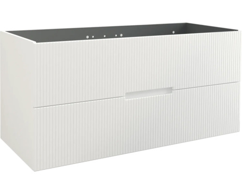 Koupelnová skříňka pod umyvadlo Jungborn SEDICI bílá 120 x 57 x 50 cm 55742 Skříňka pod umyvadlo se dvěma zásuvkami