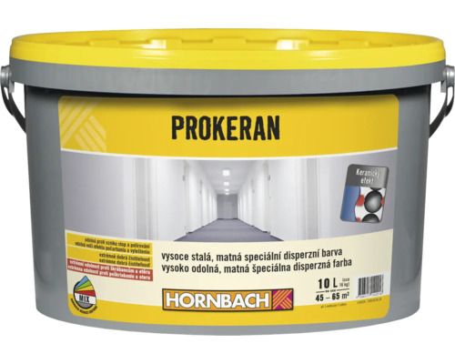 Barva na zeď Hornbach Prokeran bílá 10 l-0