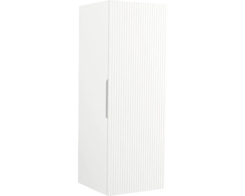 Koupelnová skříňka vysoká Jungborn QUATTRO/SEDICI bílá 35 x 100 x 35 cm 55715 Bílá koupelnová vysoká skříňka s dvířky a úchytkou