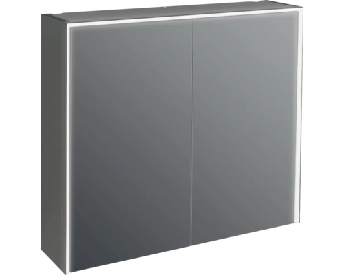Zrcadlová skříňka Jungborn QUATTRO / SEDICI / NOVE 80 x 20 x 70 cm černá matná