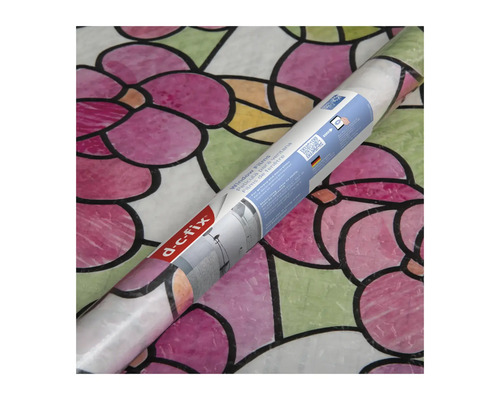 Role okenní fólie s květinovým vzorem