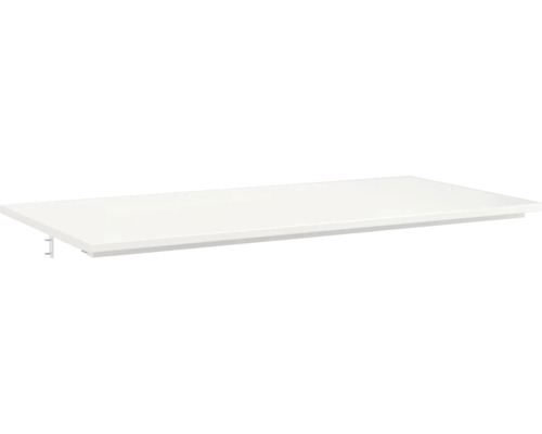 Deska pod umyvadlo bez výřezu Jungborn QUATTRO/NOVE bílá 101 x 46 x 1,6 cm Bílá nástěnná konzole s montážním materiálem