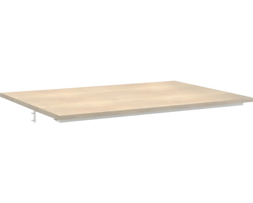 Deska pod umyvadlo bez výřezu Jungborn SEDICI tabacco dub 81 x 50 x 1,6 cm Police s držákem