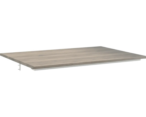 Deska pod umyvadlo bez výřezu Jungborn SEDICI ořech leštěný 81 x 50 x 1,6 cm Pracovní deska
