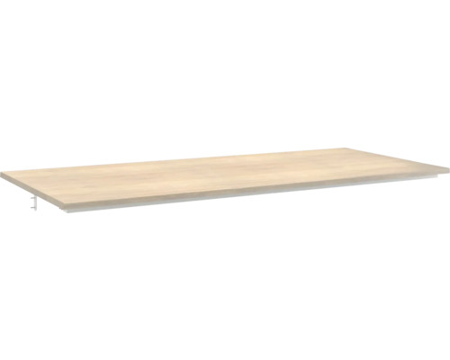 Deska pod umyvadlo bez výřezu Jungborn SEDICI tabacco dub 121 x 50 x 1,6 cm Police s držákem police