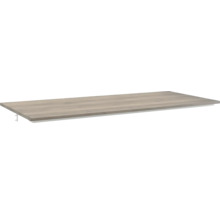 Deska pod umyvadlo bez výřezu Jungborn SEDICI ořech leštěný 121 x 50 x 1,6 cm