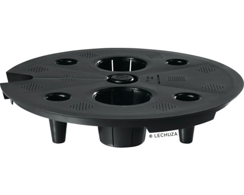 Černá vložka do květináče pro květináče s otvory pro zavlažování