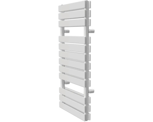 Bílý radiátor na ručníky do koupelny