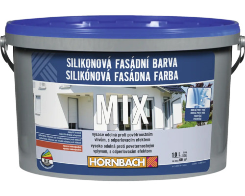 HORNBACH MIX Silikonová fasádní barva 10l báze C k namíchání-0