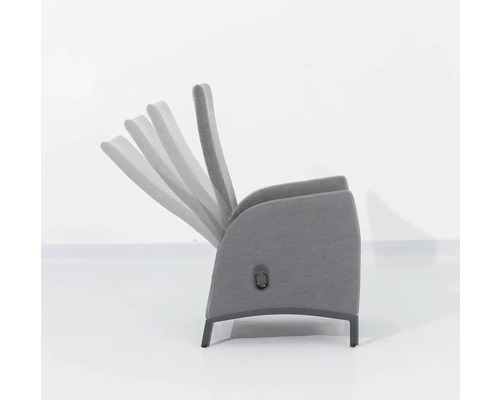 Polohovatelné relaxační křeslo z látky