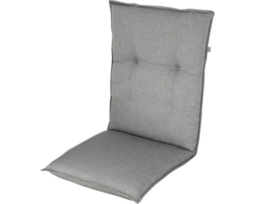 Polstr na židli a křeslo s nízkou opěrkou 100 x 48 x 6 cm Doppler STAR 2025 šedý