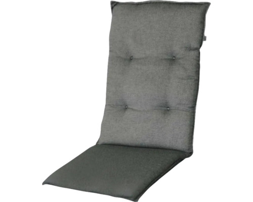 Polstr na židli a křeslo s vysokou opěrkou 119 x 48 x 6 cm Doppler STAR 2025 šedý