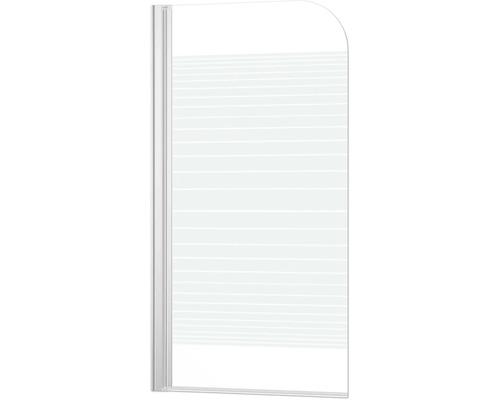 Sprchová zástěna s vodorovnými pruhy