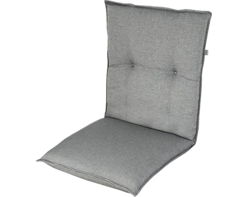Polstr na židli a křeslo se střední opěrkou 110 x 48 x 6 cm Doppler STAR 2025 šedý