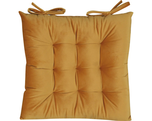 Čtvercový podsedák se zavazovacími pásky k upevnění