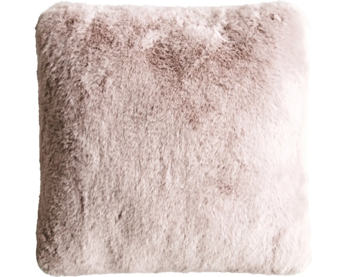 Čtvercový polštář s kožešinovou strukturou