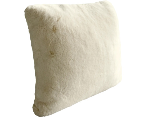 Čtvercový dekorativní polštář se vzhledem kožešiny