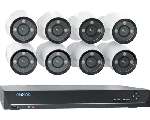 <p>Kamerový set Reolink RLK16-1200B8-A síťový videorekordér + 8x kamera Reolink B1200</p>