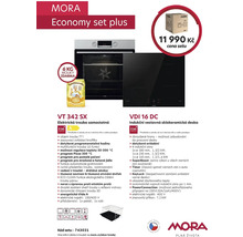 Mora Economy Set Plus s elektrickou troubou a indukční varnou deskou