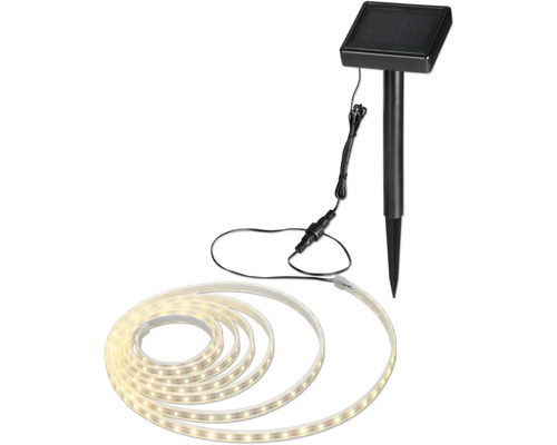 Solární LED světelný pásek se zemním hrotem pro zahradní osvětlení