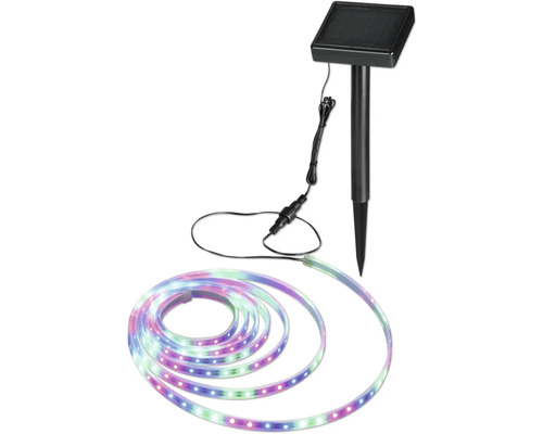 Solární LED světelný had s zemním hrotem