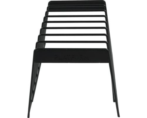 Kovový botník s více přihrádkami