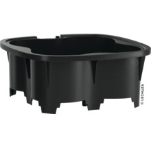 Černá plastová vložka do květináče