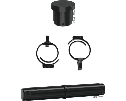 Sada příslušenství Lechuza s tryskou, držáky a ukazatelem hladiny vody