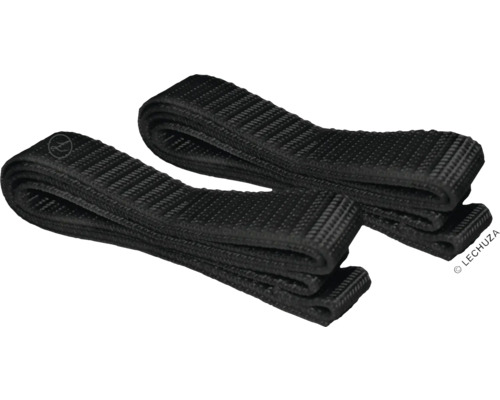 Dva černé textilní pásky