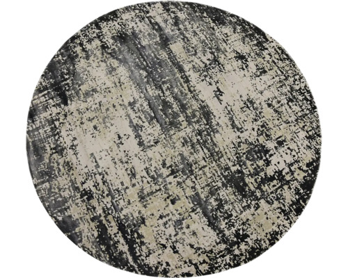 Kusový koberec Cordoba dark grey round 150x150 cm