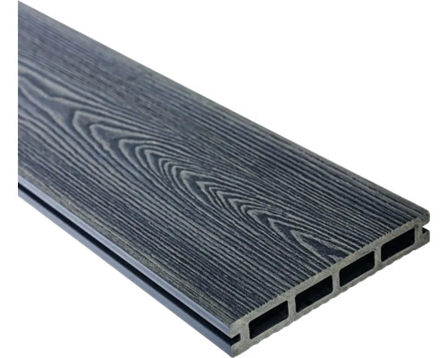 Terasové prkno WPC 23 x 146 x 4000 mm grafit dutý profil