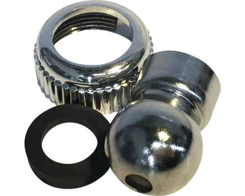 Sada šroubení pro sanitární armatury s těsnicím kroužkem a kulovým kloubem