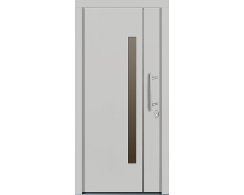 Vchodové dveře Silves dřevěné 110x210 cm P bílé
