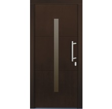 Vchodové dveře Tavira dřevěné 110x210 cm P ořech-thumb-0